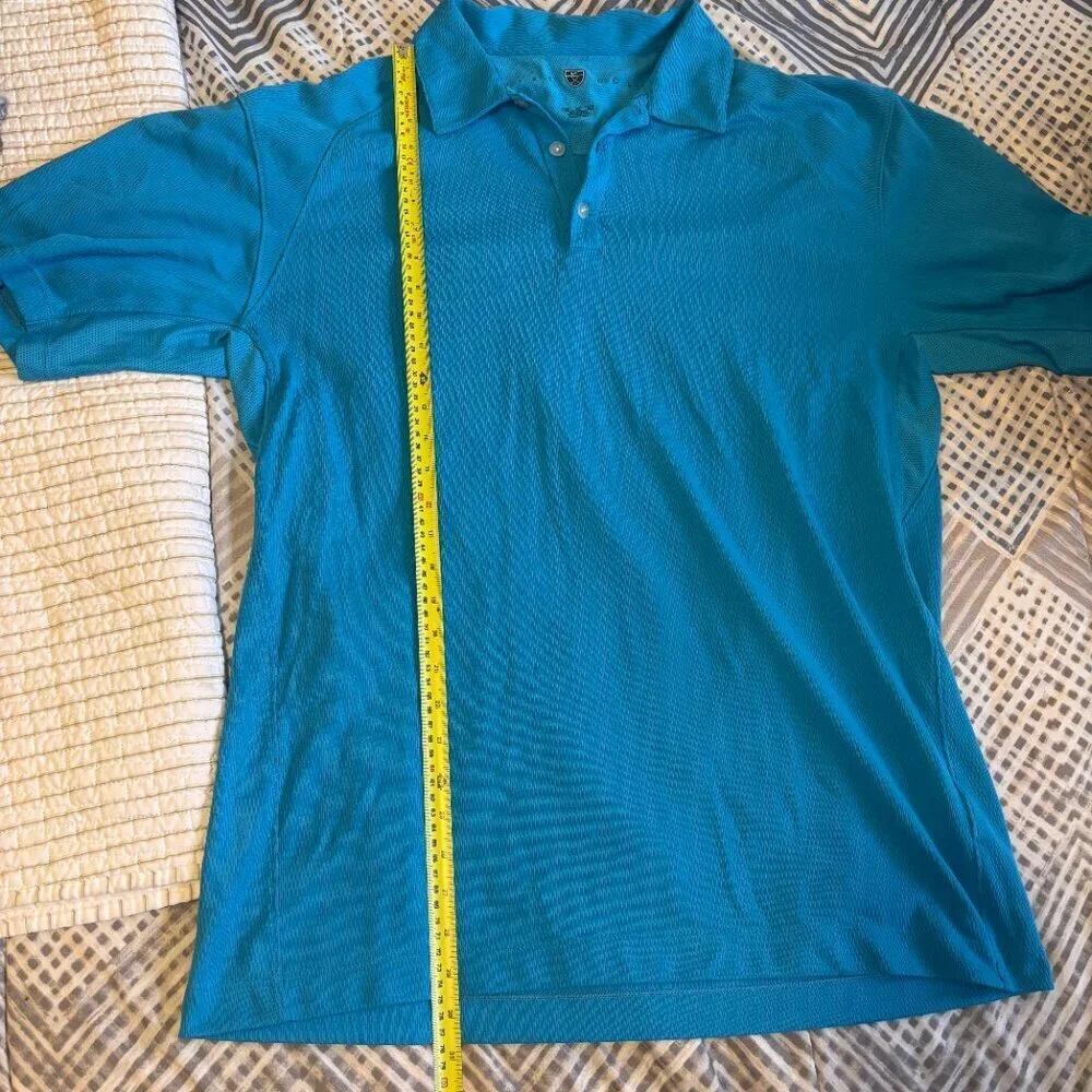 Nike Golf Fit-Dry Polo Shirt Mens XL Extra Large Blue Short Sleeve 208470-418